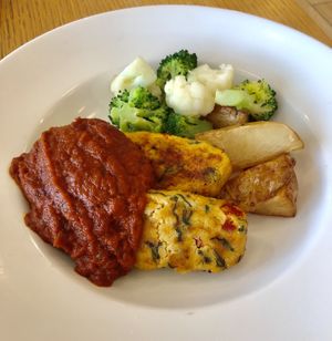 Vegan kebab   at Eat Well Restaurant in Dubai