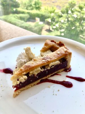 Raspberry pie  at Eat Well Restaurant in Dubai