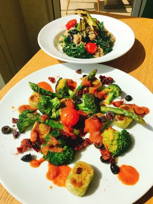 Gnocchi  at Eat Well Restaurant in Dubai