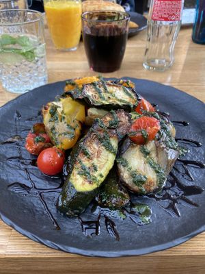 Grilled vegetables  at House of Light in Jurmala
