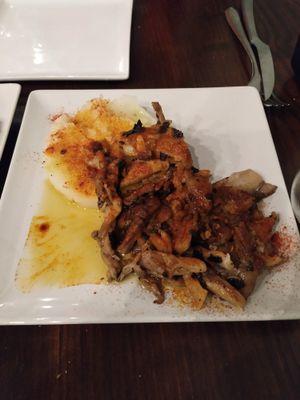 setas a la gallega buenisimas at Escafandra in Madrid