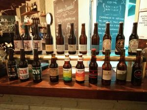 Cervezas artesanales at Escafandra in Madrid
