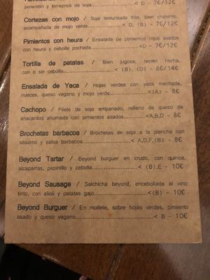 Carta at Escafandra in Madrid