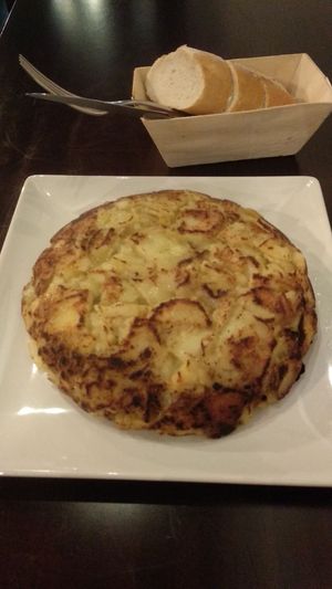Tortilla at Escafandra in Madrid