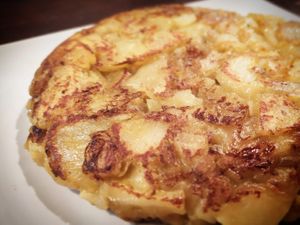 Tortilla de patatas at Escafandra in Madrid