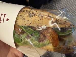 the only vegan option except apples  at Pret A Manger in Berlin