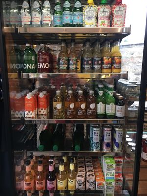 Deli fridge at IV10 Cafe Bar Deli in Fortrose