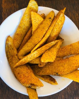 Papas gajo  at Salvaxe.MX in Mexico City