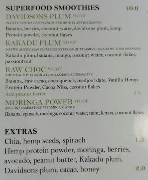 Smoothies at The Grantville General in Grantville