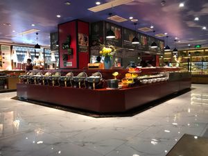 Inside at Suxin Vegan in Hangzhou