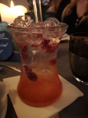 Himbeer Limonade hausgemacht at NaturPurHotel in Meerfeld