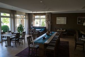 The dining room  at NaturPurHotel in Meerfeld