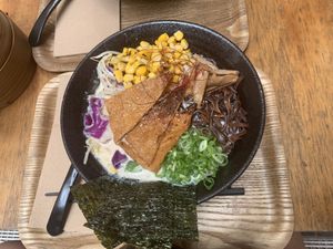 Miso vegan ramen  at RaRa in Redfern
