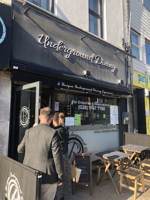 The venue  at Underground Dining in Bangor