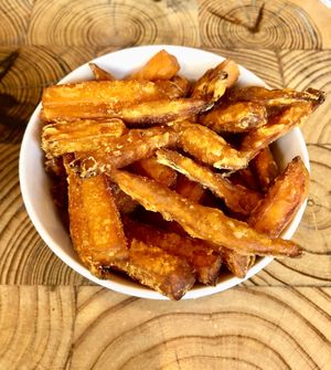 Sweet potato fries   at Underground Dining in Bangor