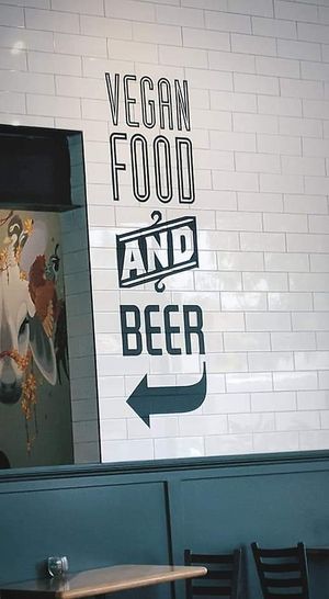 Wall art at V-Grits and Chimera Brewing in Louisville