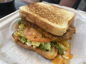 Sandwich  at V-Grits and Chimera Brewing in Louisville