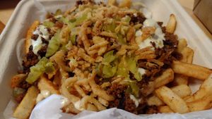 Pub fries at V-Grits and Chimera Brewing in Louisville