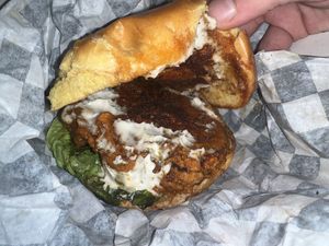 Nashville hot chicken  at V-Grits and Chimera Brewing in Louisville