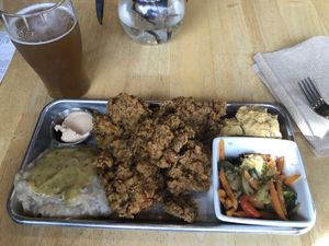 Betty and Cecelia at V-Grits and Chimera Brewing in Louisville