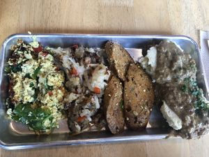 Sunrise platter brunch special on Sunday’s at V-Grits and Chimera Brewing in Louisville