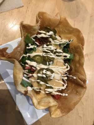 Taco salad... so mighty at V-Grits and Chimera Brewing in Louisville