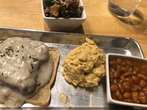 Vegan comfort food at its best! at V-Grits and Chimera Brewing in Louisville