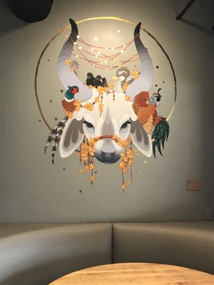  Cool art  at V-Grits and Chimera Brewing in Louisville