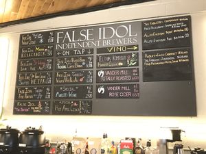 Beers on tap at V-Grits and Chimera Brewing in Louisville