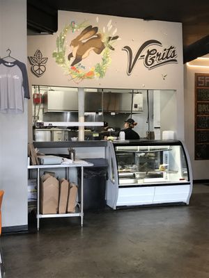 Storefront at V-Grits and Chimera Brewing in Louisville