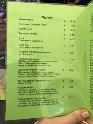Menü at Spitzwegerich KG in Leibnitz