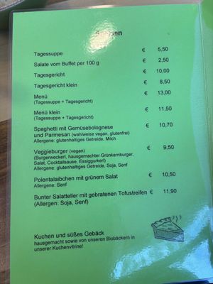 Lunch options - March 2026  at Spitzwegerich KG in Leibnitz