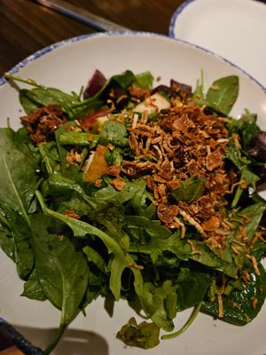 Beet salad with modifications at Rail Trail Flatbread Co in Hudson