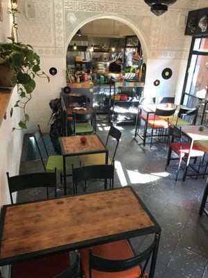 Inside at Beats Burger in Marrakech