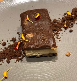 White Chocolate Tart at Veganapati in Lisbon