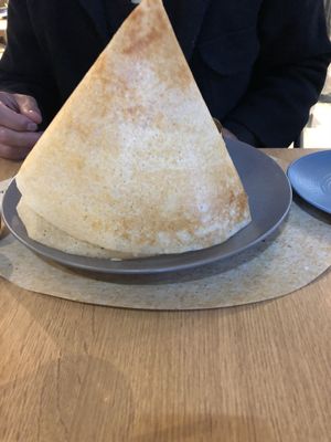 Masala dosa at Veganapati in Lisbon