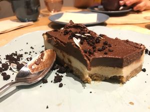 Try their desserts, you won’t be disappointed!  at Veganapati in Lisbon