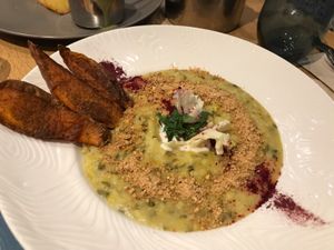 Cauliflower Risotto at Veganapati in Lisbon