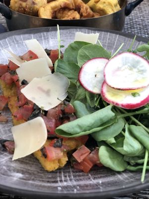 Portuguese  cornbread  at Veganapati in Lisbon