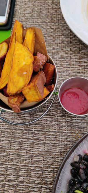 Sweet potato at Veganapati in Lisbon