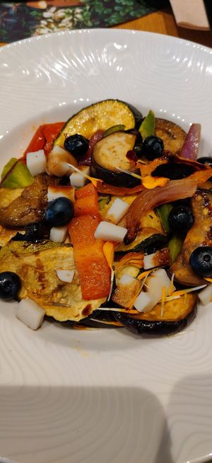 Meal of the Day mix veg at Veganapati in Lisbon