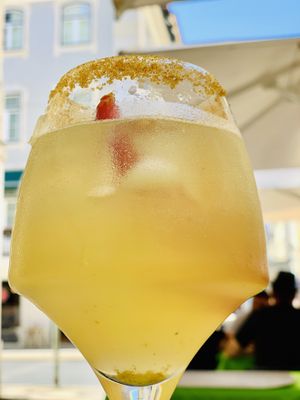 Pepperita cocktail!  Amaze!!!! at Veganapati in Lisbon