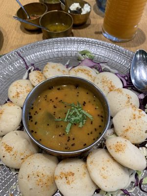 Idli  at Veganapati in Lisbon