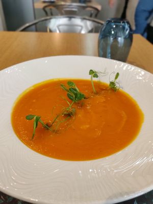 I have tried several soups of the day at VeganApati and they are all delicious at Veganapati in Lisbon