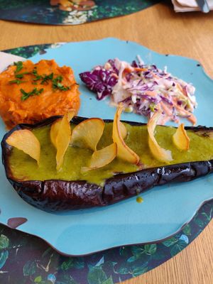 Dish of the day, So tasty 😋😋😋😋 at Veganapati in Lisbon