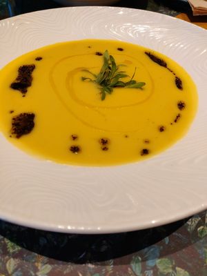 Soup of the day at Veganapati in Lisbon