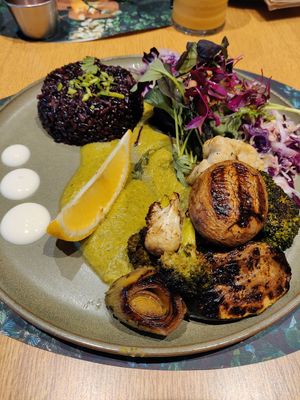 Meal of the day at Veganapati in Lisbon