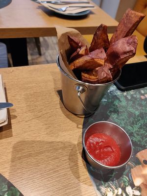 Sweet potato at Veganapati in Lisbon