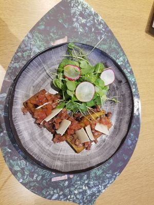 Bruschetta at Veganapati in Lisbon