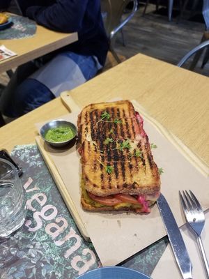Mumbai sandwich at Veganapati in Lisbon